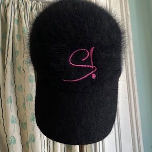 Elsa Schiaparelli Mohair Fur Baseball Cap